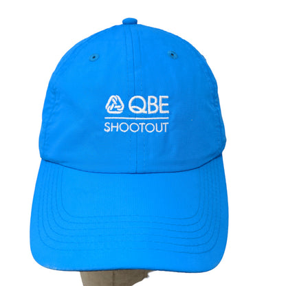 QBE Shootout Slideback Hat PGA Golf Blue OSFA Embroidered Logo