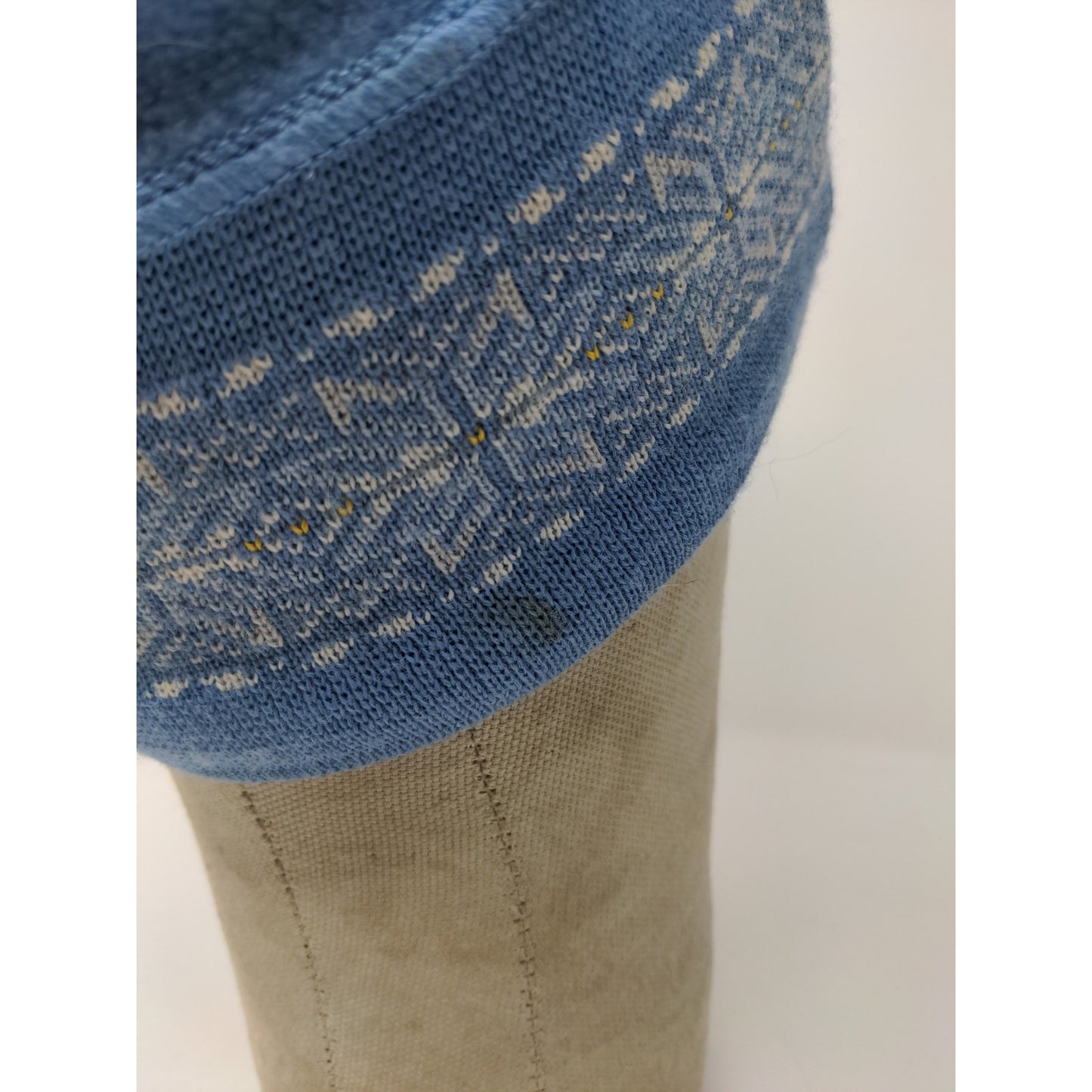 Columbia Sportswear Winter Snowflake Beanie Hat Patch Logo OSFA Blue