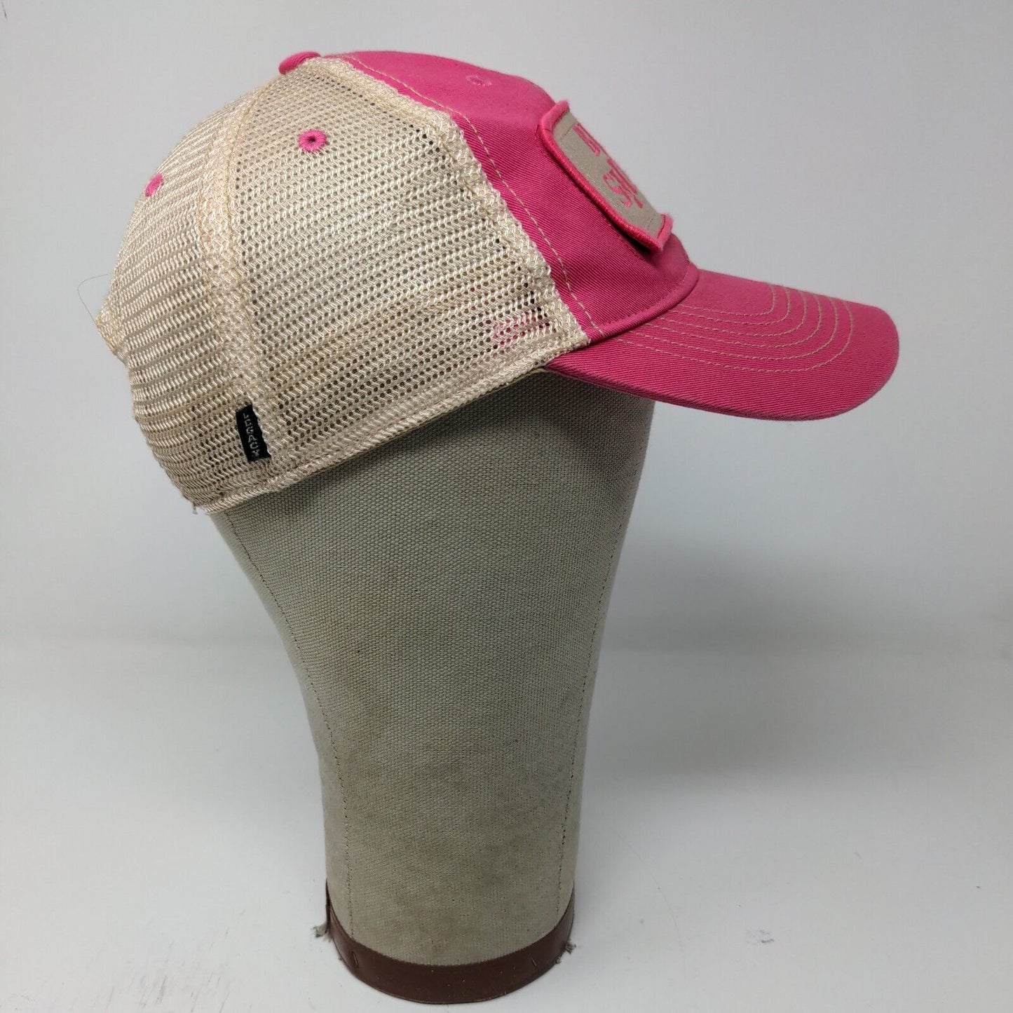 Blake Shelton Womens Snapback Mesh Back Hat Pink Adjustable Embroidered Logo