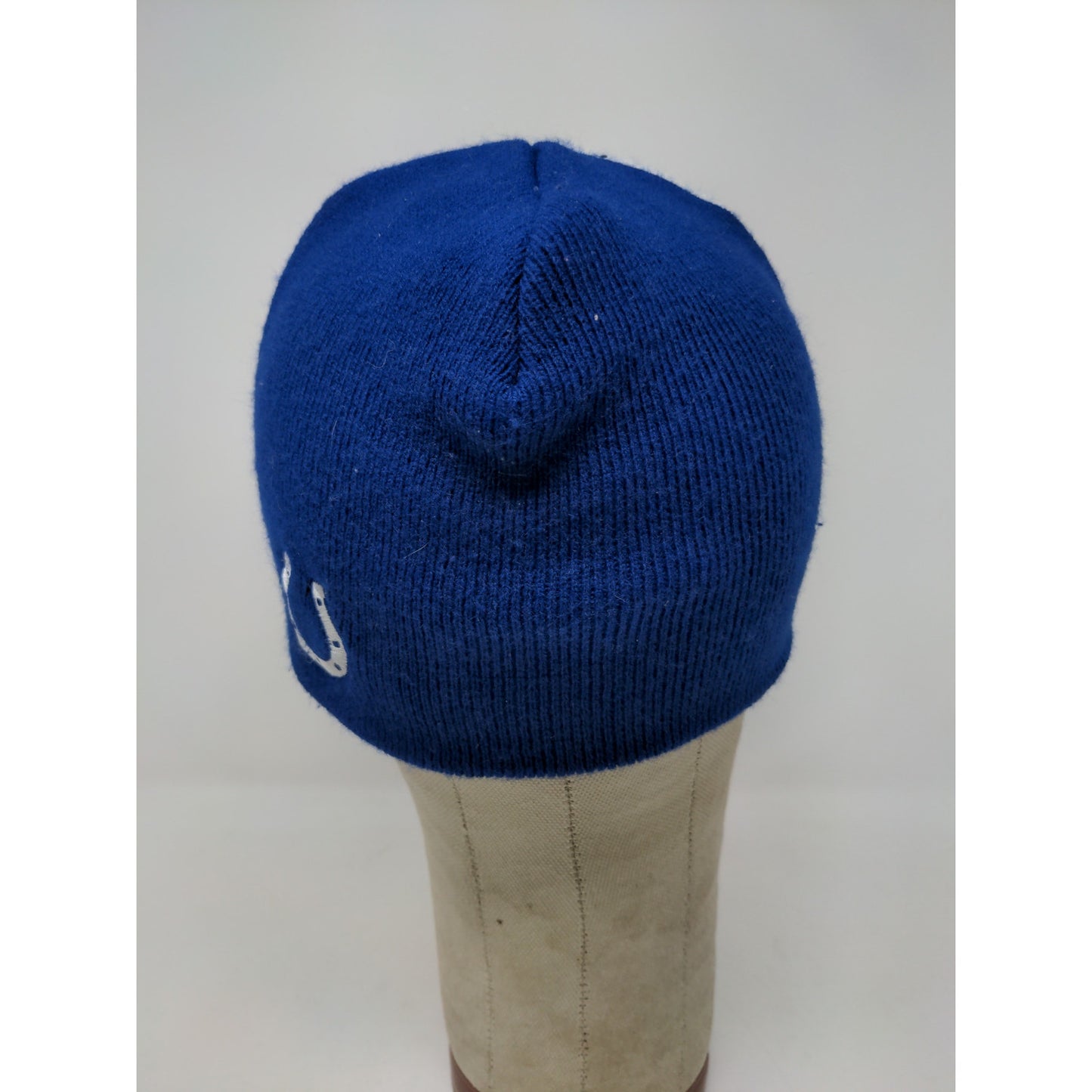 NFL Indianapolis Colts Beanie Hat OSFA Blue & White Embroidered & Graphic Logos