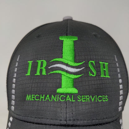 Cap America Golf Irish Mechanical Services Strapback Hat Black Adjustable