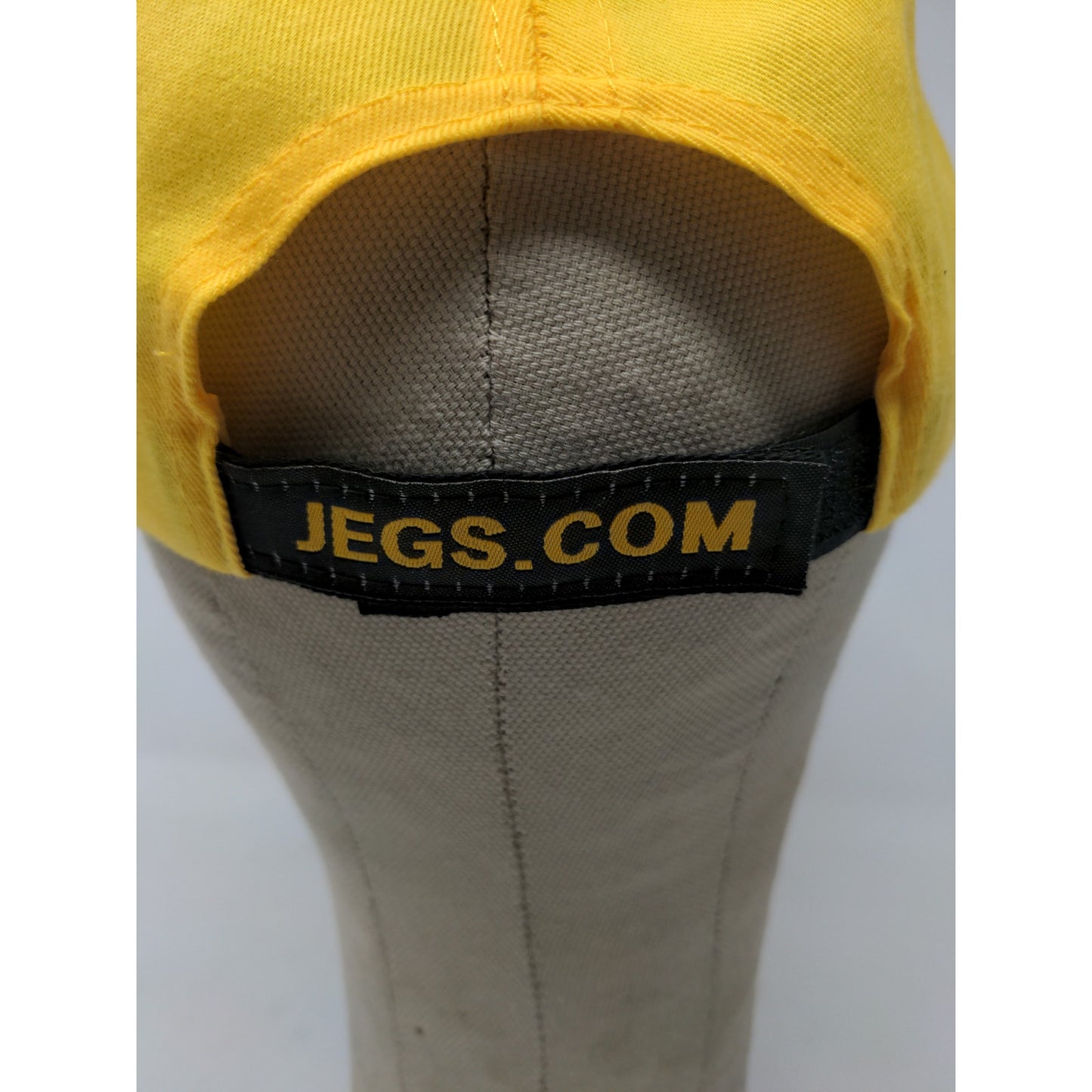 Jegs High Performance Headware Strapback Hat Yellow & Black Embroidered Logo