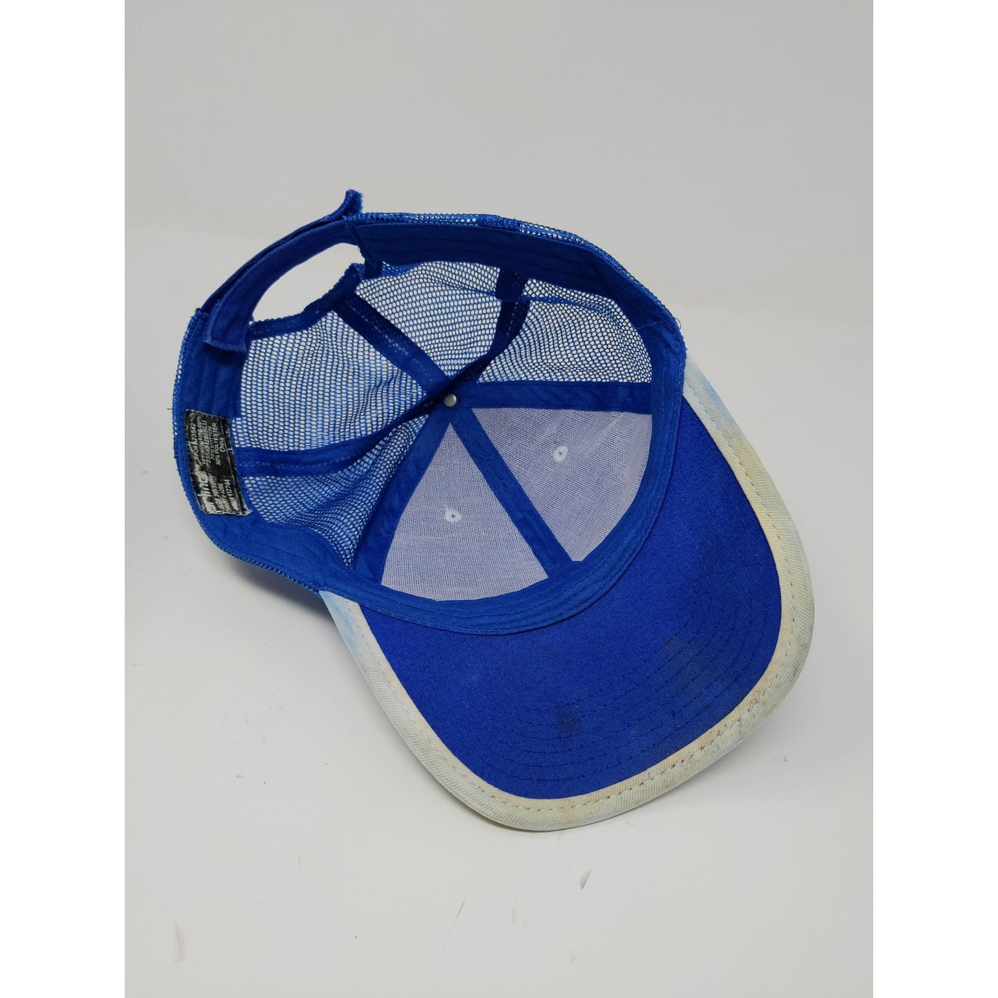 Utility Supply Company Mesh Back Strapback Hat Prime Cap Blue