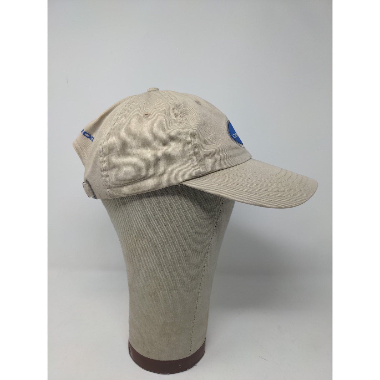 Dixon ZTR Slideback Hat Adjustable Khaki Blue Spell Out Embroidered Patch