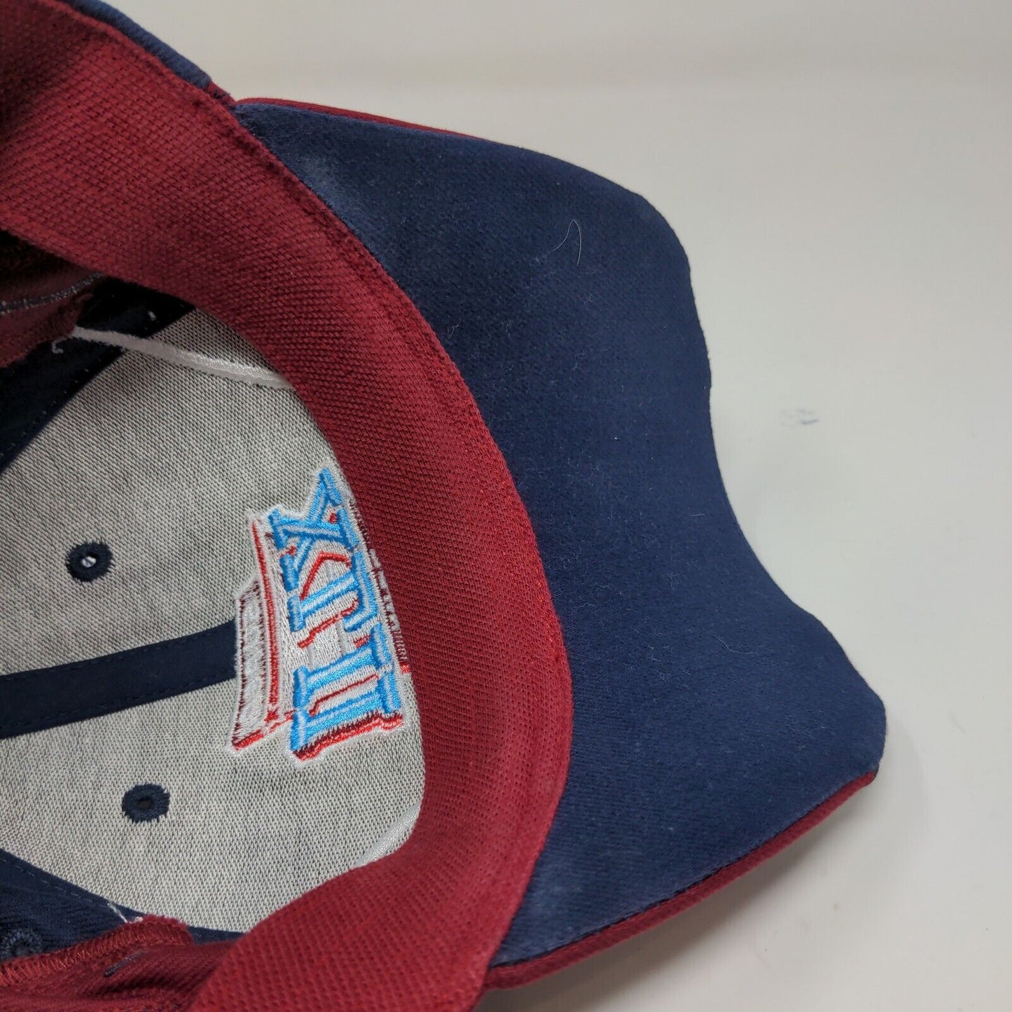 Reebok NFL Super Bowl XLII Fitted Hat Blue Red OSFA Embroidered Logo