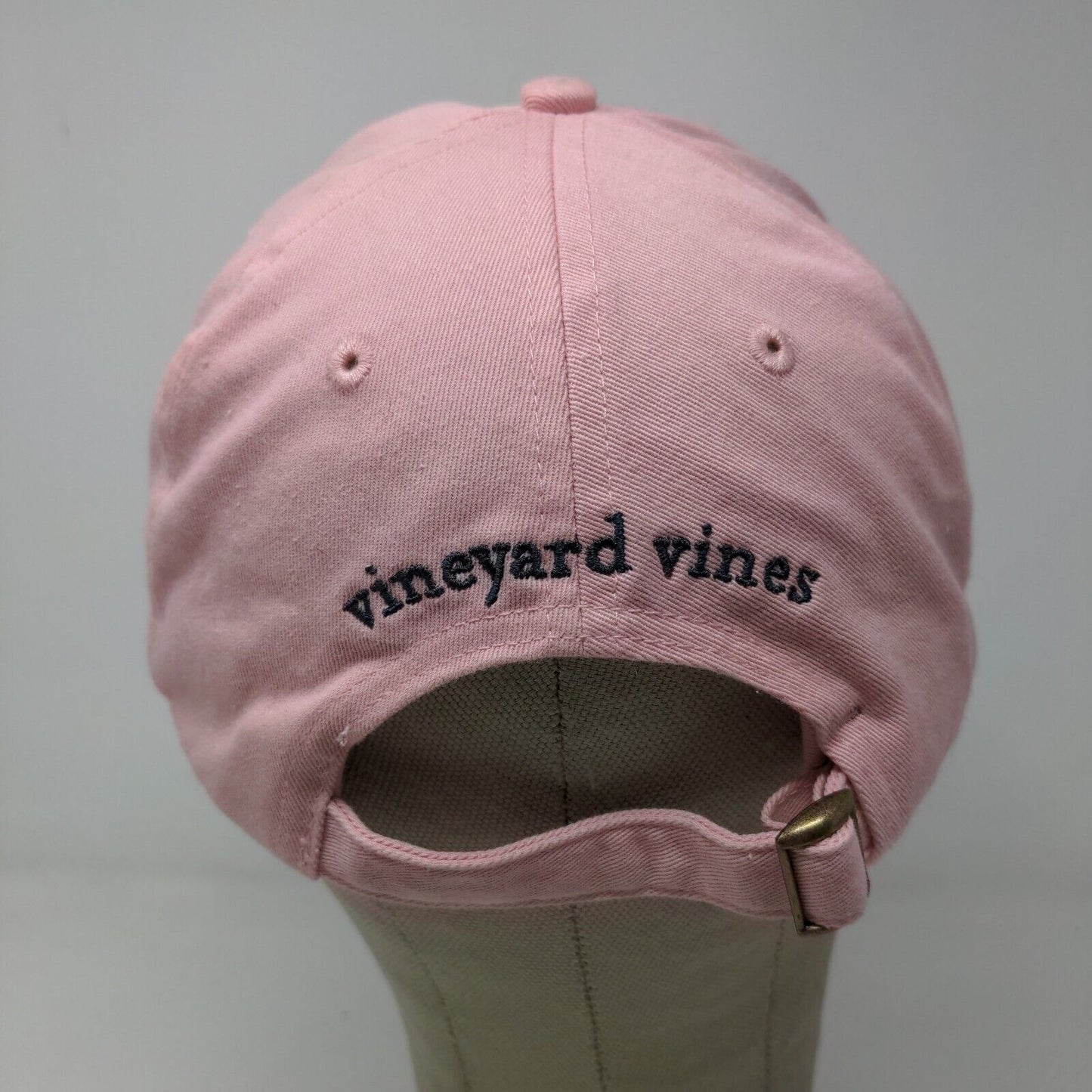 Vineyard Vines Shep & Ian Women's Slideback Hat Pink Embroidered Logo Whale