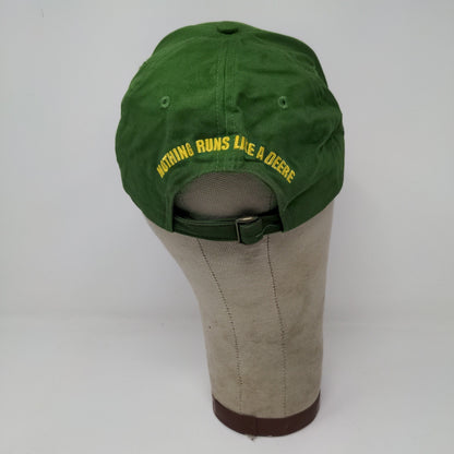 Cary Francis John Deere Slideback Hat Embroidered Logo Green OSFA