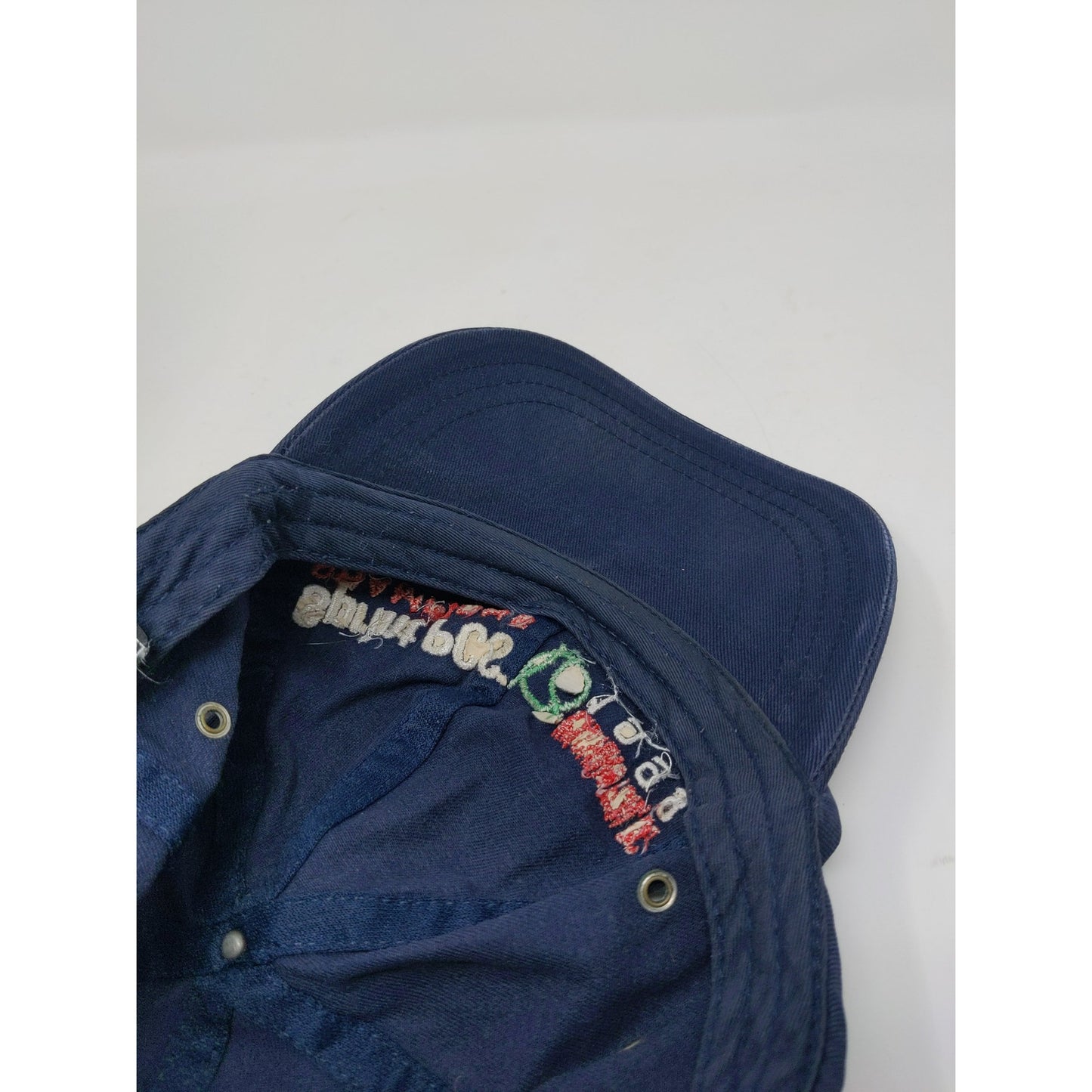 Vintage 1999 Sprint PCS Champions Slideback Hat Blue Embroidered Spell Out Blue