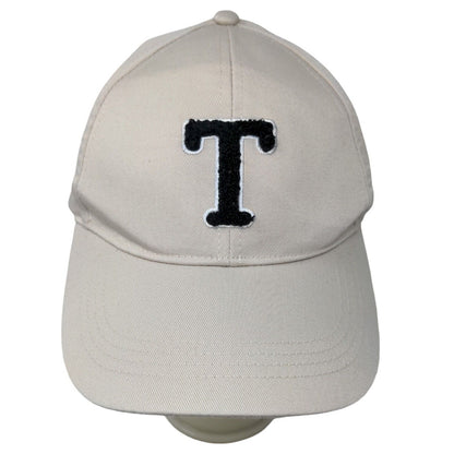 Primark Cares Men's Strapback Hat Tan Adjustable Embroidered Letter T Logo