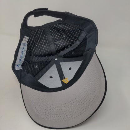 Augusta Sportswear Boy's Strapback Mesh Back Hat Black Youth Embroidered L