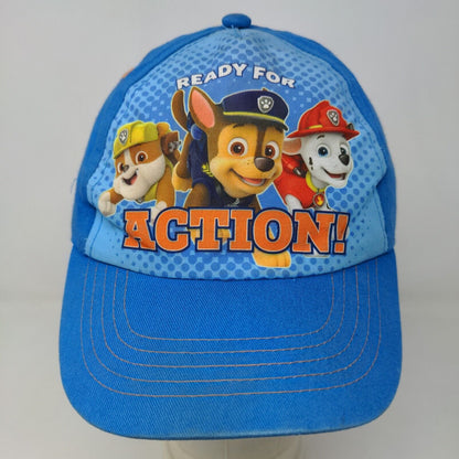 Nickelodeon Paw Patrol Boy's Strapback Hat Blue Orange Size OS Graphic Logo