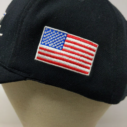 Flexfit 9/11 Memorial Sheriff Hat Patriotic American Flag Black Embroidered