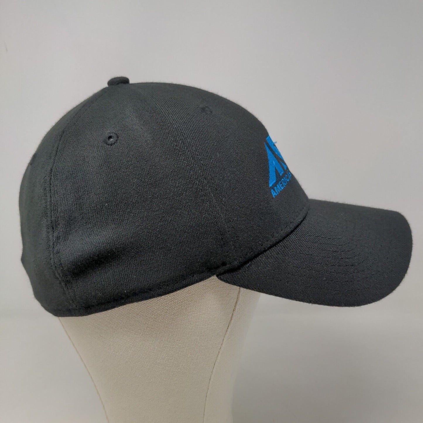 New Era Men's Fitted Hat Black Size L/XL America's Rallycross Embroidered Logo