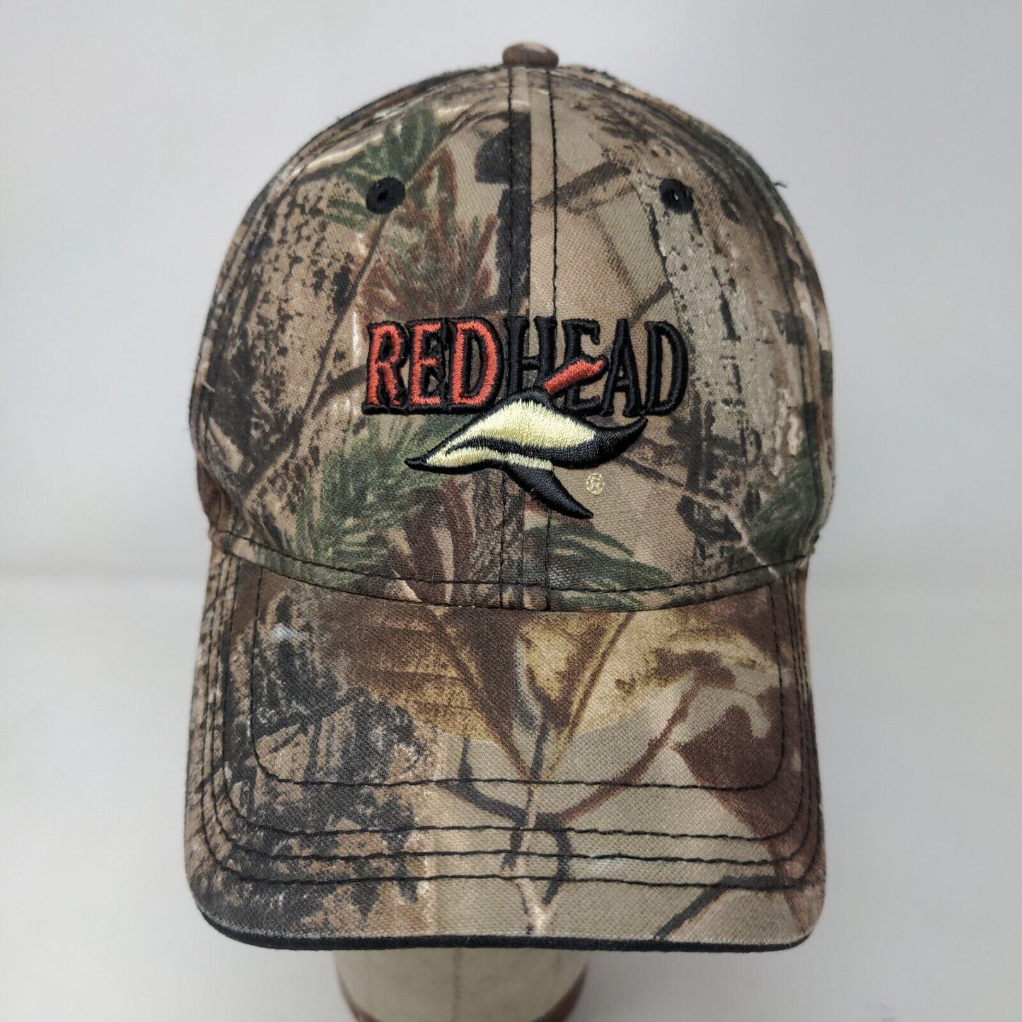 Redhead Men's Camo Strapback Hat Green Brown OSFM Embroidered Logo