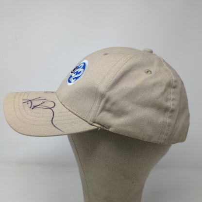 WSBT ABC 22 Men's Slideback Hat Tan OSFA Autographed Signed Cotton