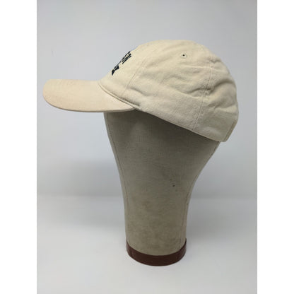 Thompson University Slideback Hat Cream Embroidered Logo Adjustable