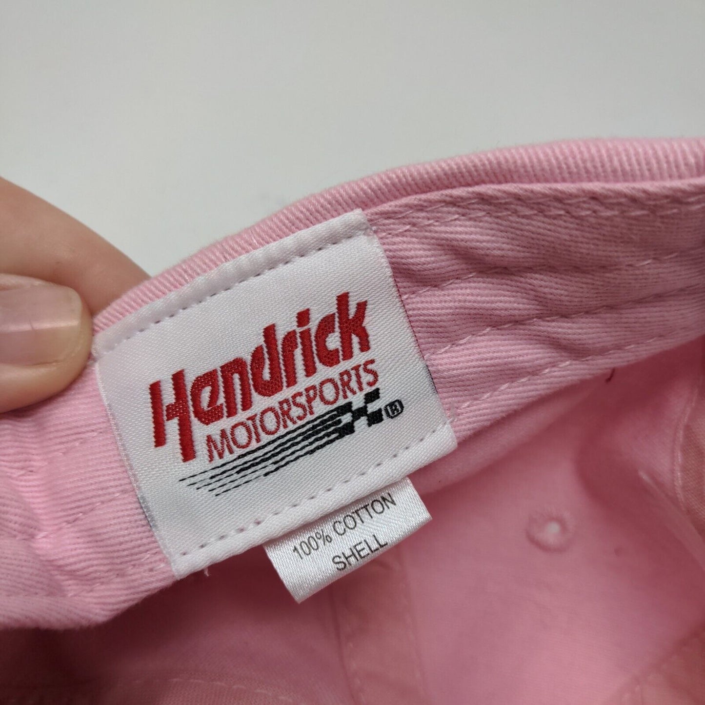 Hendrick Motorsports Women's Slideback Hat Pink Embroidered #48 Logo Bowman