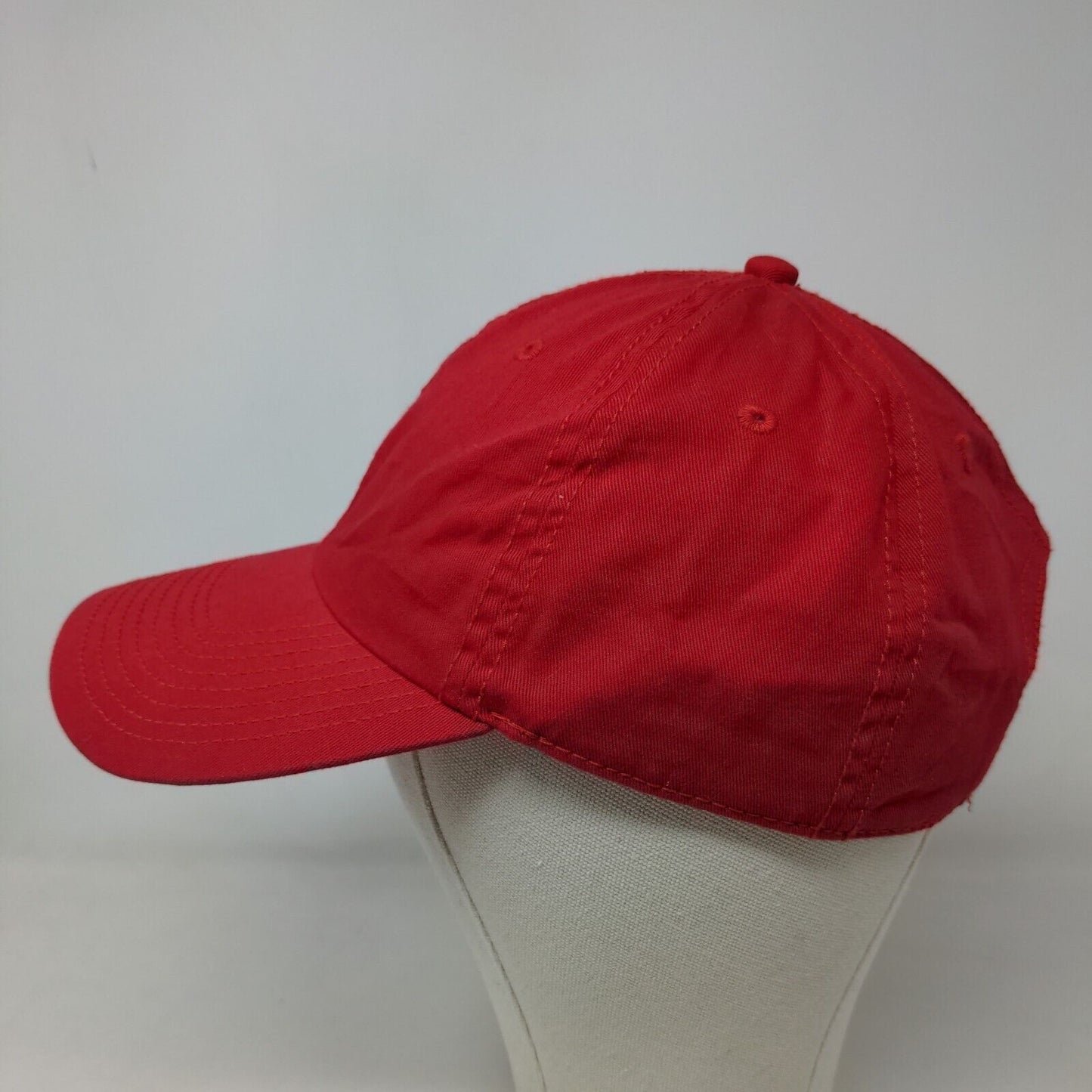 Unbranded Men's Slideback Hat Red Size Adult Blank Adjustable