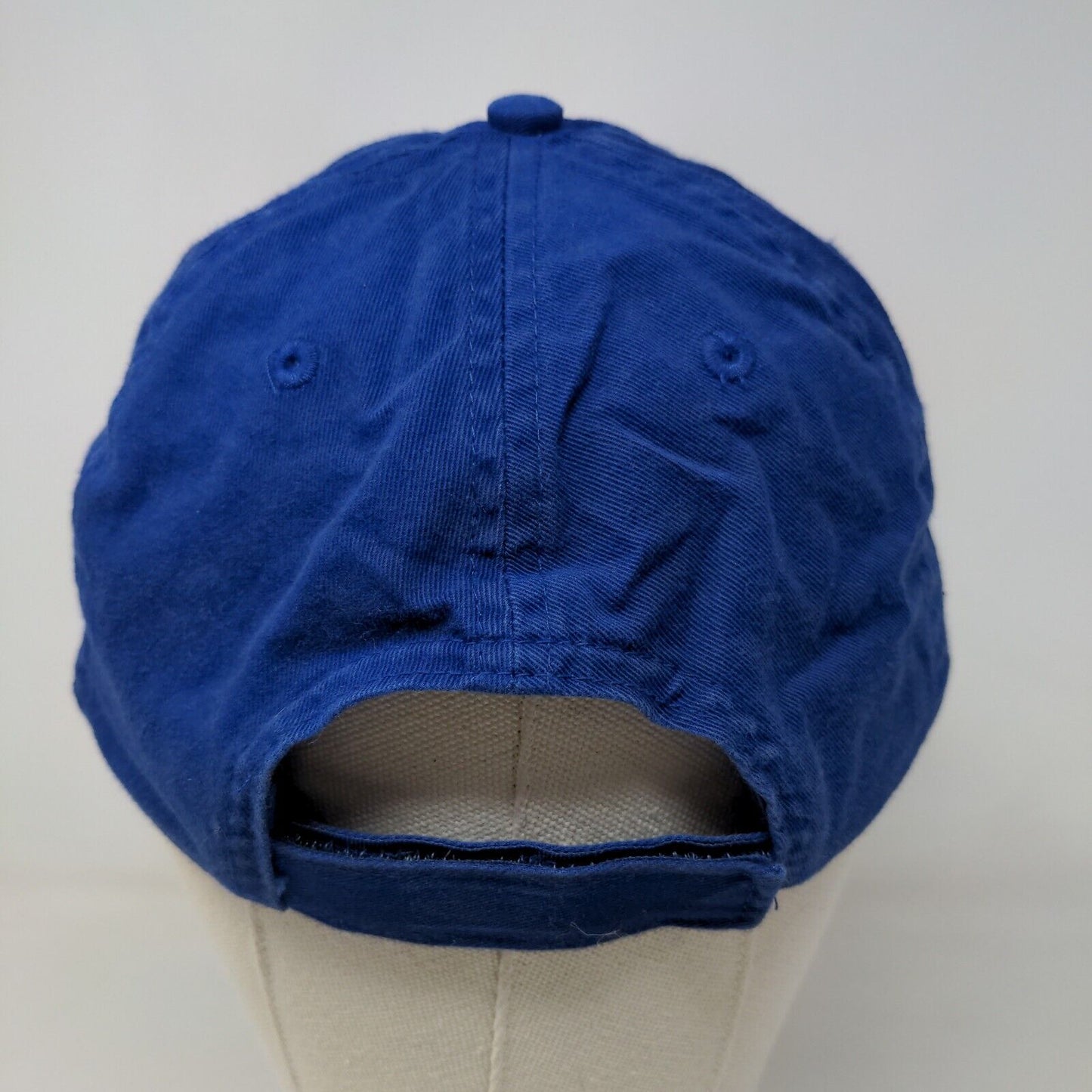 Disney Parks Men's Strapback Hat Blue Size 57-62CM Monsters University Logo