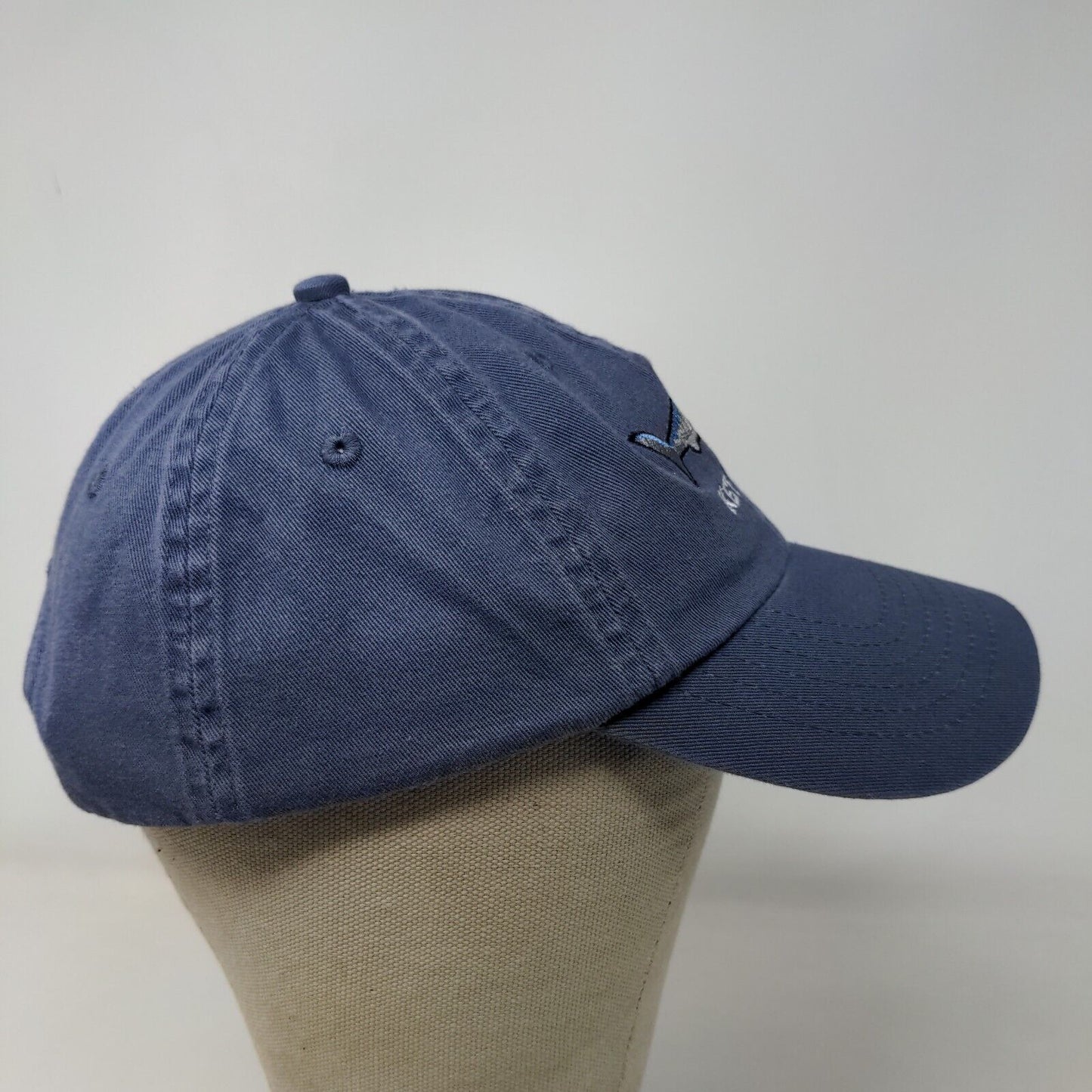 Royal Resortwear Men's Strapback Hat Blue Key West Embroidered Logo