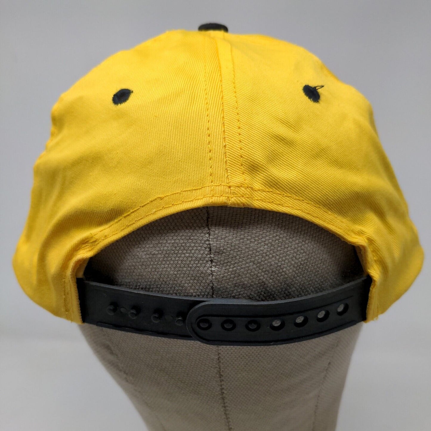 Jegs High Performance Men's Snapback Hat Yellow Black OSFA Embroidered Logo