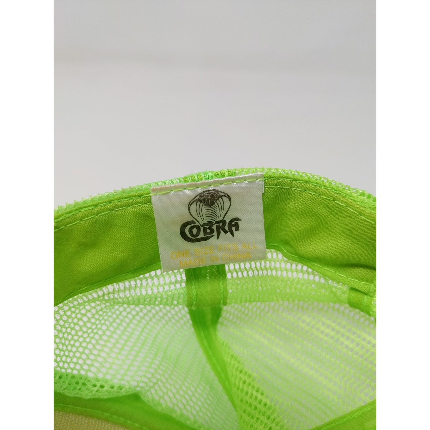 FRAT Mesh Back Snapback Trucker Hat Bright Pink & Green Cap OSFA