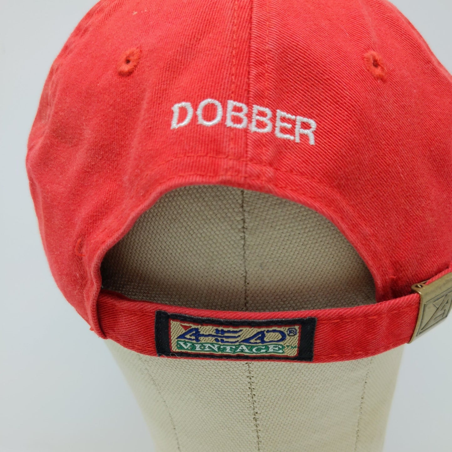 Las Vegas Bear's Best Golf Course Dobber Slideback Hat Embroidered Logo Red