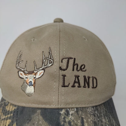 OC Men's Camo Hat Brown Green OSFM The Land Deer Embroidered Logo