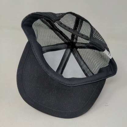Unbranded Boy's Snapback Mesh Back Hat Black Size Toddler Embroidered Lil Bro