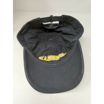 Legacy 92 Michigan Hat Embroidered Spell Out Slideback Cap Black