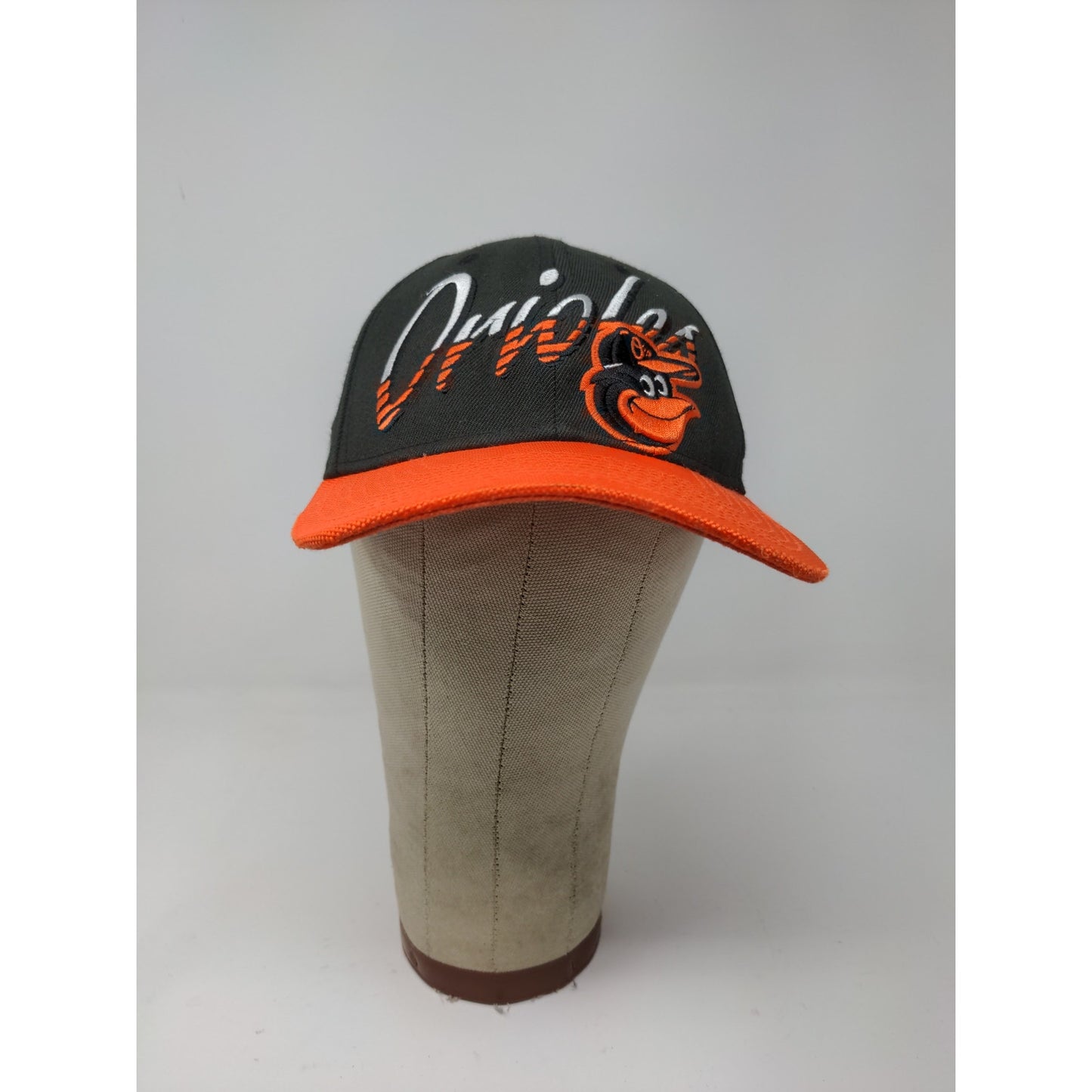 New Era 39Thirty MLB Baltimore Orioles Fitted Hat Size Small-Medium Black Orange