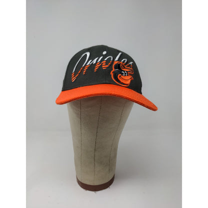 New Era 39Thirty MLB Baltimore Orioles Fitted Hat Size Small-Medium Black Orange
