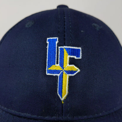 Little Flower Catholic School Hat Blue Yellow Logo Youth Strapback