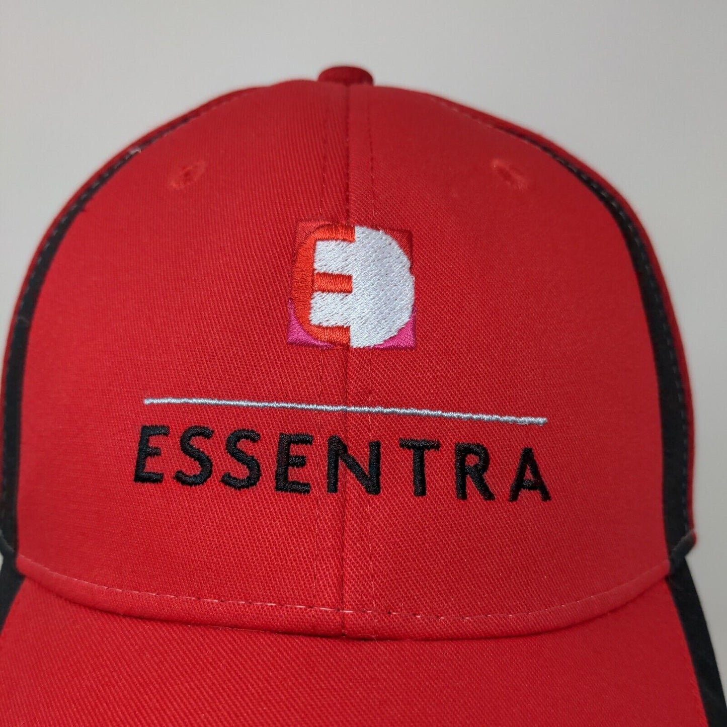 WearGuard Men's Strapback Hat Red OSFA Embroidered Logo Essentra