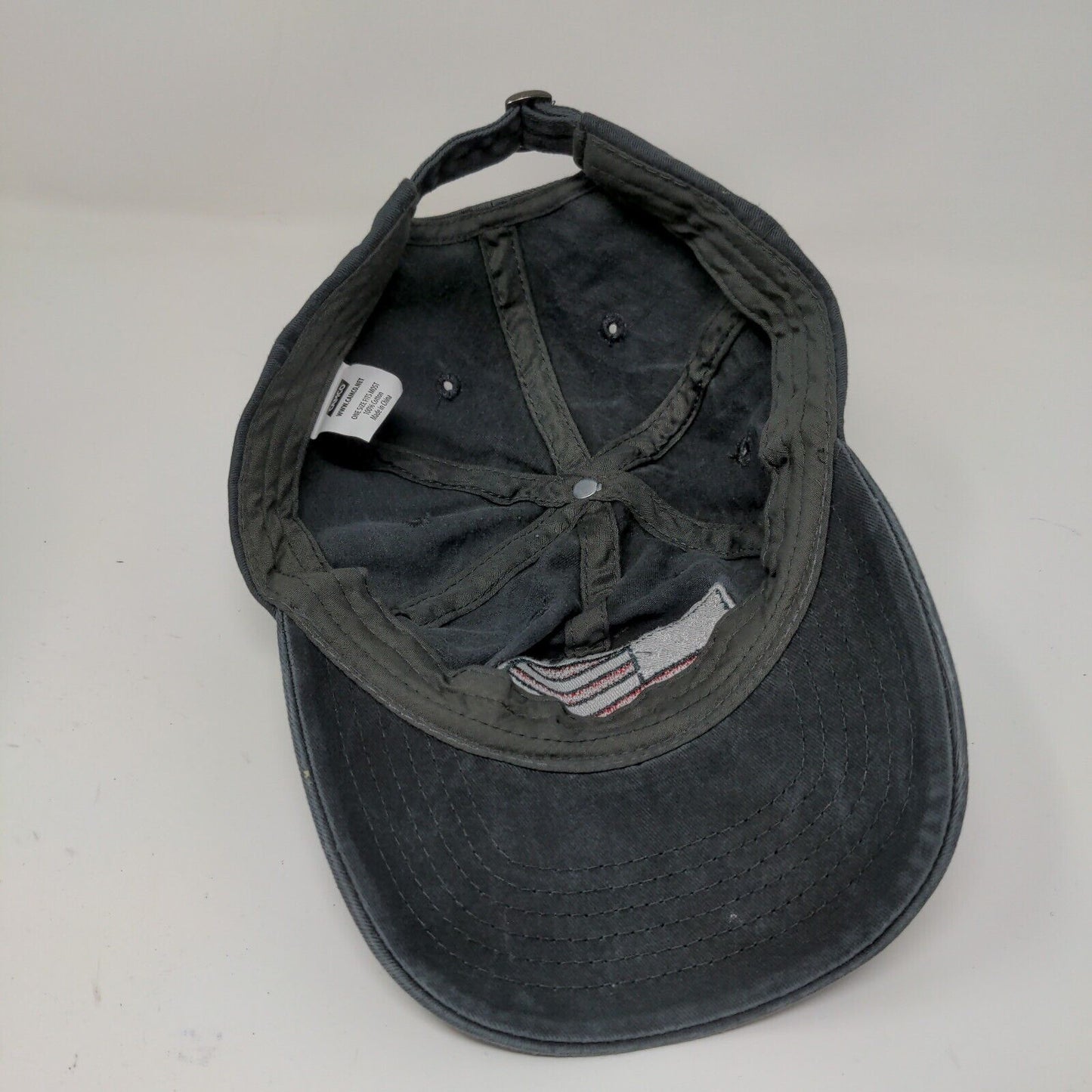 Camco Gray Denim Slideback Hat Life Is Better At The Campsite RV Trailer USA OS