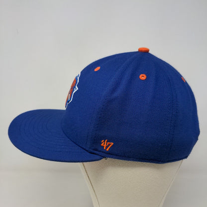 '47 Brand Men's Snapback Hat Blue Adjustable NBA New York Knicks Basketball