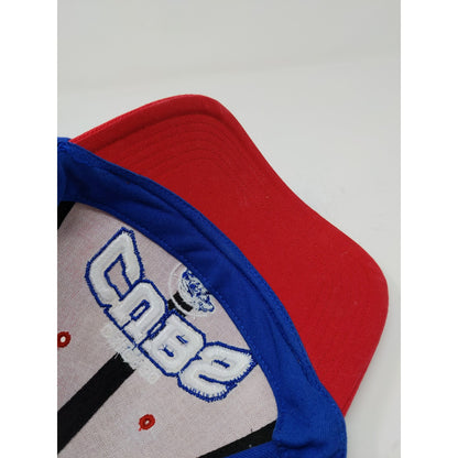 Fan Favorite MLB Chicago Cubs Strapback Hat Embroidered Logo Red & Blue OSFA