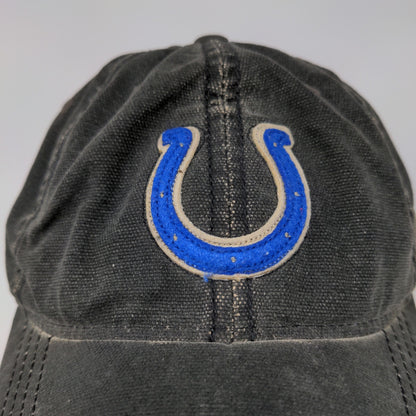 Reebok NFL Indianapolis Colts Football Fitted Hat Size M/L Black Camo Under Bill