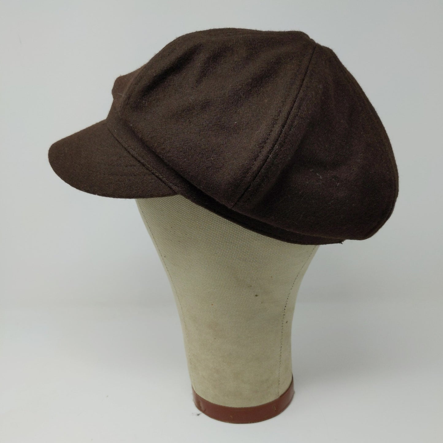 Setmar New York Womens Wool Blend Slideback Hat Brown Polyester Wool Blend