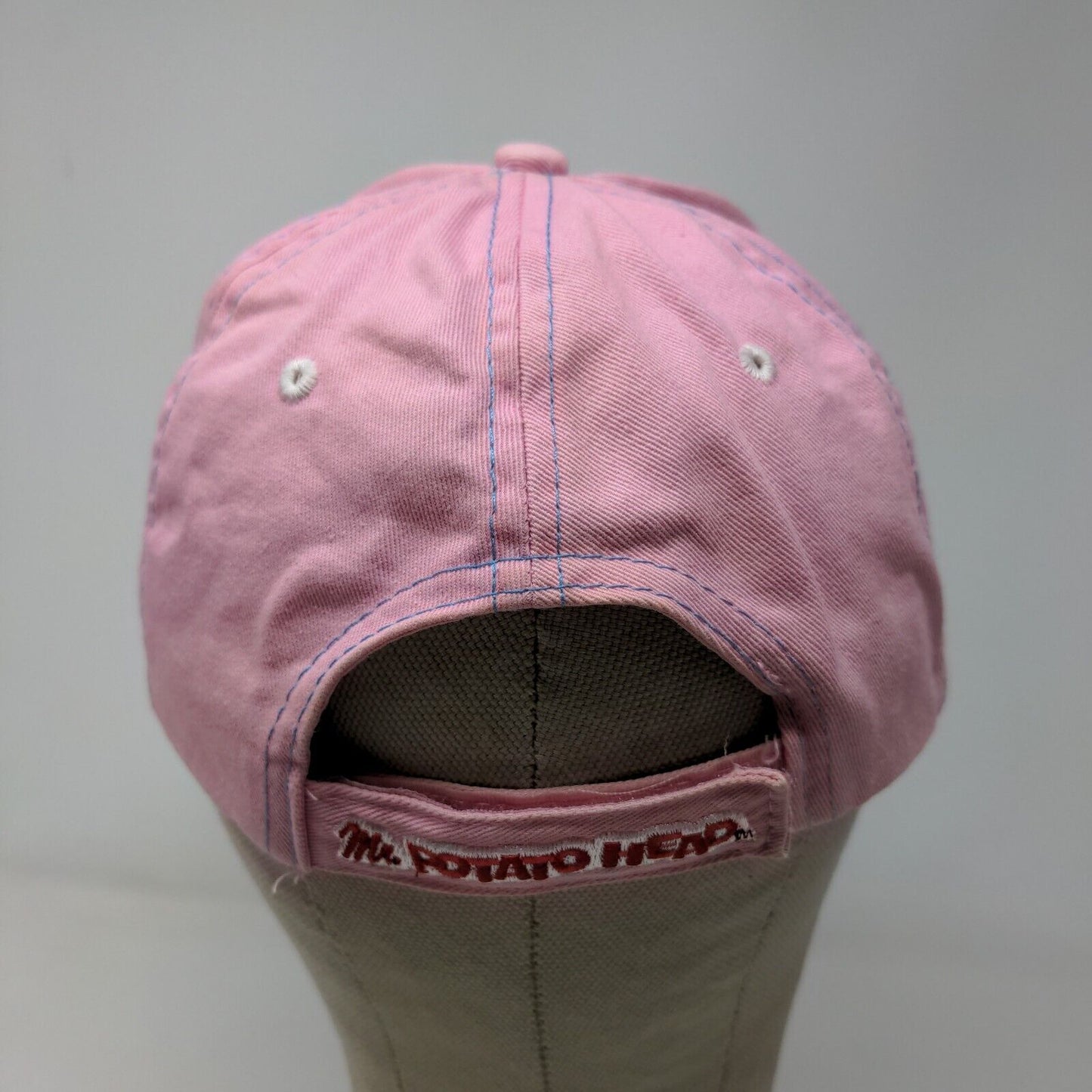 Mr. Potato Head Girls Strapback Hat Pink Blue Adjustable Embroidered Logo