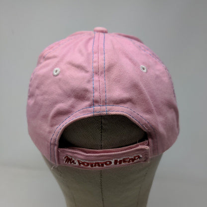 Mr. Potato Head Girls Strapback Hat Pink Blue Adjustable Embroidered Logo