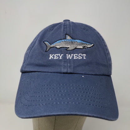 Royal Resortwear Men's Strapback Hat Blue Key West Embroidered Logo