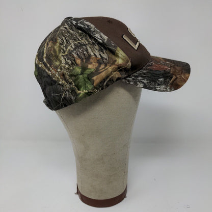 NCAA LSU Tigers Camo Brown Cap Hat Captivating Headgear Adjustable Logo