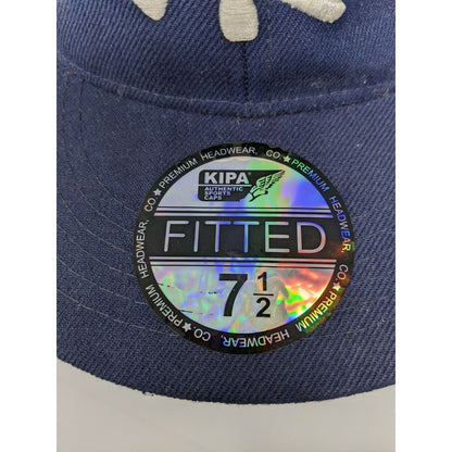 New Era Hat Cap New York Yankees MLB Size 7 1/2 Embroidered Logo Blue Baseball