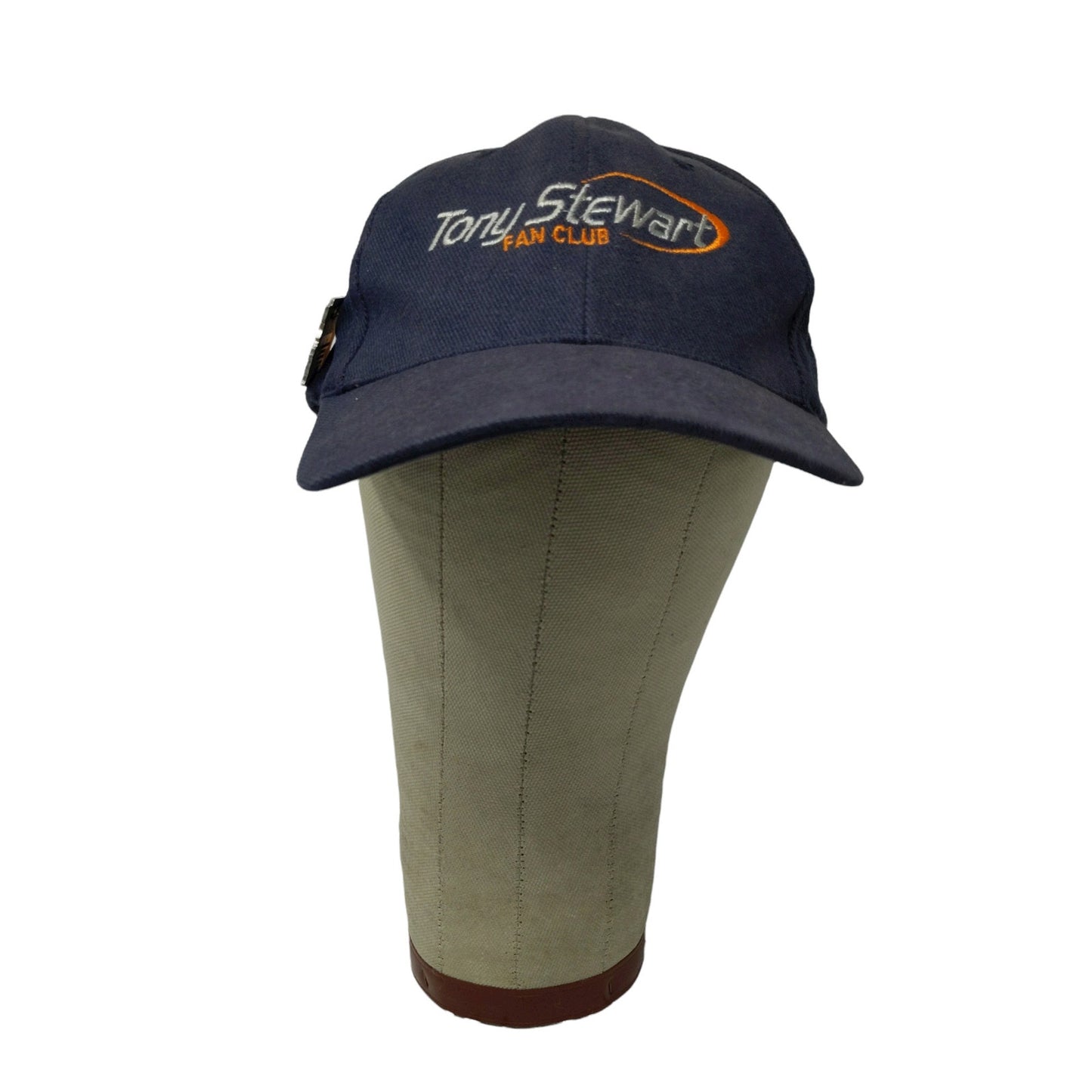 Tony Stewart Fan Club Snapback Hat W/ Vintage 1st Win 1999 Pin Blue