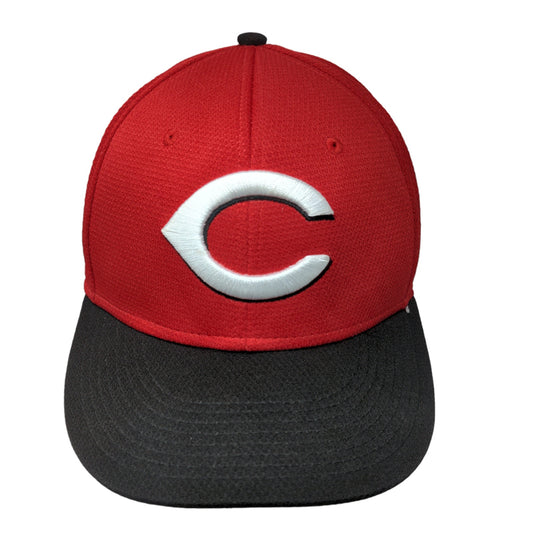 OC Sports Men's Team MLB Cincinnati Reds Strapback Hat Red Size OSFM Logo