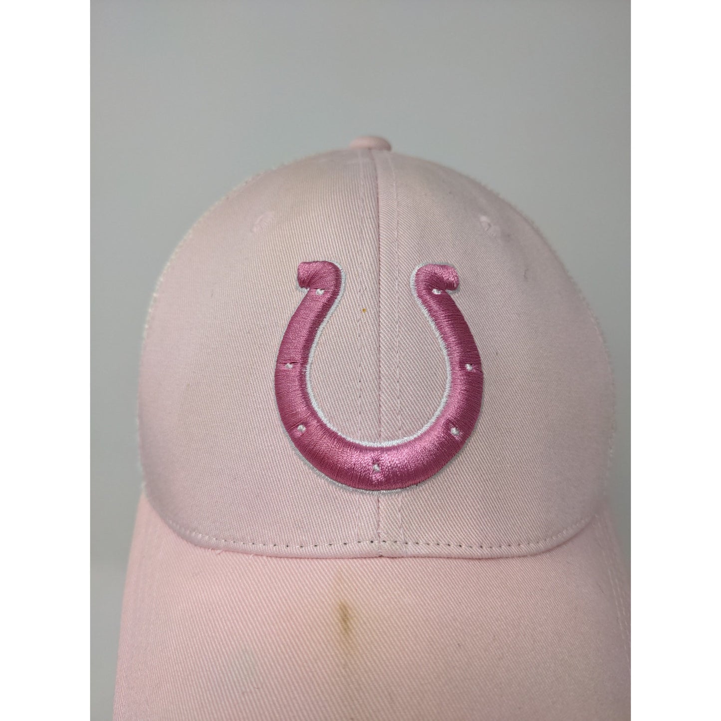 Womens NFL Indianapolis Colts Snapback Meshback Hat Pink & White Adjustable