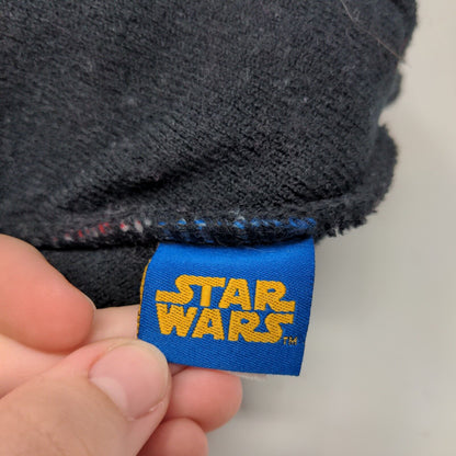 Star Wars Men's Knit Beanie Hat Cap Black Red One Size Acrylic