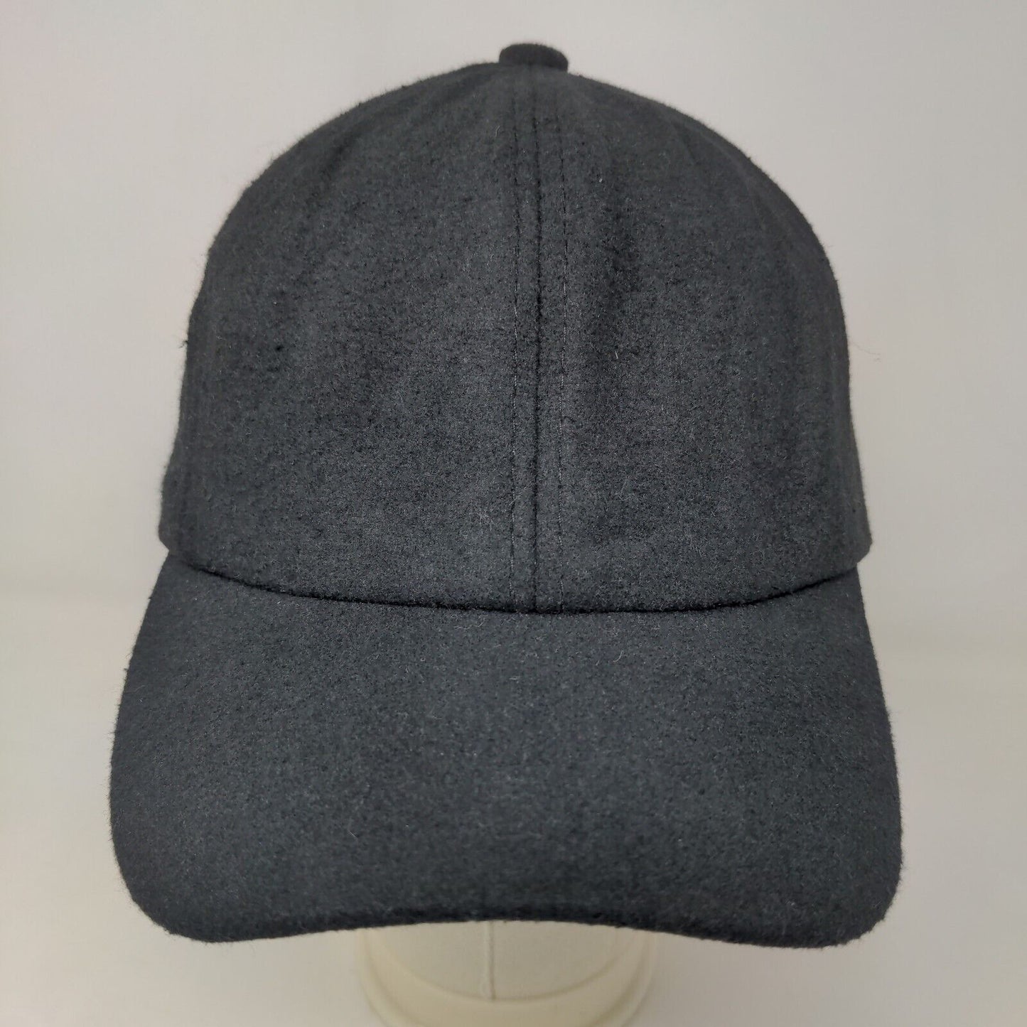 Unbranded Men's Strapback Hat Black Adjustable 100% Polyester Blank