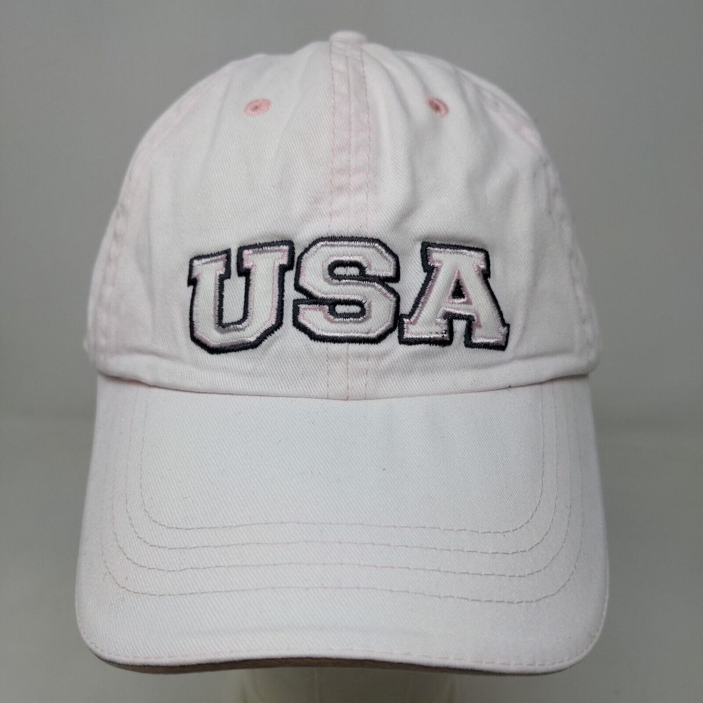 Unbranded Women's Slideback Hat Pink Size OS Embroidered USA Logo Patriotic